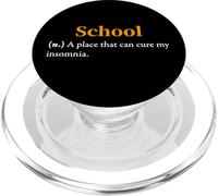 Definición de la Escuela Divertido Estudiante Universitario Aula Humor Broma PopSockets PopGrip para MagSafe