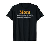 Definición de mamá Gracioso Crianza de los Hijos Madre Capucha Humor Vida en el hogar Camiseta