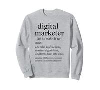 Definición de marketer digital Diseño creativo divertido Sudadera