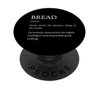 Definición de Pan - Explicación Divertida del Pan sarcástico PopSockets PopGrip Adhesivo
