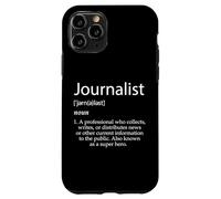 Definición de Periodista Mejor Noticias Locales Graduados de periodismo Carcasa para iPhone 11 Pro