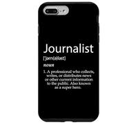 Definición de Periodista Mejor Noticias Locales Graduados de periodismo Carcasa para iPhone 7 Plus/8 Plus