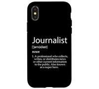 Definición de Periodista Mejor Noticias Locales Graduados de periodismo Carcasa para iPhone X/XS