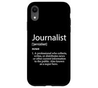 Definición de Periodista Mejor Noticias Locales Graduados de periodismo Carcasa para iPhone XR