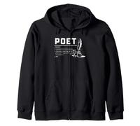 Definición de Poeta Escritor de poesía Escritura Creativa Cita Sudadera con Capucha