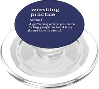 Definición de práctica de Lucha Libre Aprende a abrazar a la Gente Luchador PopSockets PopGrip para MagSafe