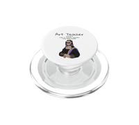 Definición de Profesor de Arte Mona Lisa Artista Divertida Enseñar Arte PopSockets PopGrip para MagSafe