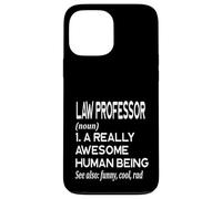 Definición de Profesor de Derecho Juicio judicial de Abogado Universitario Divertido Carcasa para iPhone 13 Pro MAX