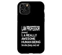 Definición de Profesor de Derecho Juicio judicial de Abogado Universitario Divertido Carcasa para iPhone 11 Pro