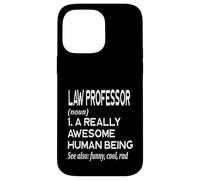 Definición de Profesor de Derecho Juicio judicial de Abogado Universitario Divertido Carcasa para iPhone 14 Pro MAX