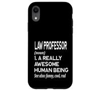 Definición de Profesor de Derecho Juicio judicial de Abogado Universitario Divertido Carcasa para iPhone XR