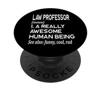 Definición de Profesor de Derecho Juicio judicial de Abogado Universitario Divertido PopSockets PopGrip Adhesivo