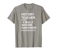 Definición de Profesor de Historia Profesor de historiador Escolar Divertido Camiseta, Hombre, Pizarra, S