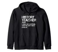 Definición de Profesor de Historia Regreso a Clases Primer día Divertido Sudadera con Capucha