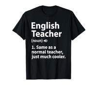 Definición de Profesor de inglés para enseñar a Estudiantes Hombres Mujeres Camiseta