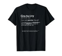 Definición de propina - Texto de Punta antivuelco (Blanco) Camiseta gráfica económica, Hombre, Negro, M