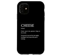 Definición de Queso - Explicación Divertida del Queso sarcástico Carcasa para iPhone 11