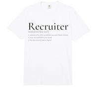 Definición de reclutador Contratación Divertida Adquisición de Talento de recursos Humanos Comfort Colors Adult Heavyweight T-Shirt