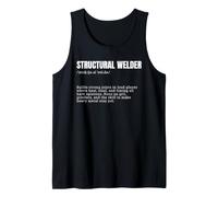 Definición de Soldador Estructural Diccionario Divertido Camiseta sin Mangas