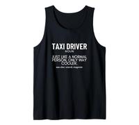 Definición de taxista Conductor de taxi divertido Camiseta sin Mangas