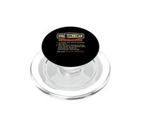 Definición de técnico de HVAC - Reparación de CA de HVAC Tech PopSockets PopGrip para MagSafe