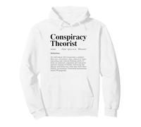 Definición de teórico de la conspiración (Declaración de teoría de la conspiración) Sudadera con Capucha