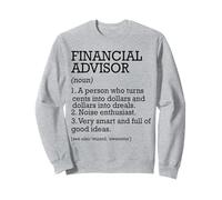 Definición de trabajo de asesor financiero personalizado divertido Sudadera