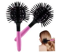 Definición del cepillo, cepillo para el cabello redondo de 2 piezas, peines para rizar el cabello, herramienta de peinado para pelos rizados/largos/húmedos/secos