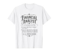 Definición del Diccionario de Analista financiero Camiseta