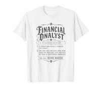 Definición del Diccionario de Analista financiero Camiseta