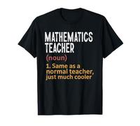 Definición del Profesor de matemáticas Igual Que Normal Simplemente más Fresco Camiseta