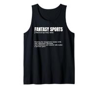 Definición divertida de entusiastas de los deportes de fantasía Camiseta sin Mangas