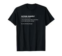 Definición Divertida del Diccionario Scrum Master Camiseta