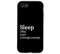 Definición Divertida Dormir Un Concepto Extranjero Nuevo Padre Insomnio Carcasa para iPhone SE (2020) / 7/8
