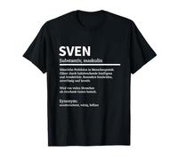 Definición: El nombre de Sven dice Sven, nombre de pila: Sven Camiseta