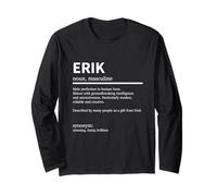 Definición Erik nombre diciendo Erik primer nombre Erik Manga Larga