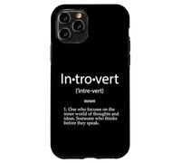 Definición introvertida Anti Social Autista Introvertido Carcasa para iPhone 11 Pro