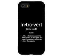 Definición introvertida Anti Social Autista Introvertido Carcasa para iPhone SE (2020) / 7/8