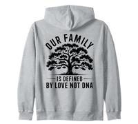 Definido por el Amor, no la adopción del ADN, Día de la Familia Sudadera con Capucha