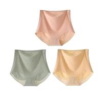 Definiteg Fresh Seamless Bragas de Cintura Alta para Levantamiento de Cadera, Bragas de Control para Mujer Bragas Fajas Pantalon De Trabajo Mujer De (Rose Gold, XXL)