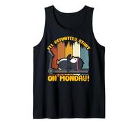 Definitivamente comenzaré el lunes Penguin Treadmill Camiseta sin Mangas