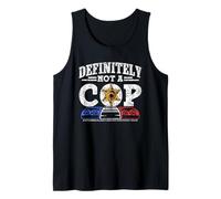 Definitivamente No Es Policía Agente Policía Encubierto Camiseta sin Mangas