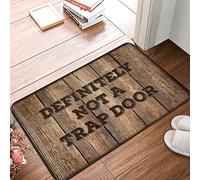 Definitivamente no es una trampa para puerta, con caída de baño súper absorbente
