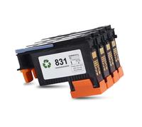 DEFIYAN Cabezal de impresión Compatible para 831 CZ677A CZ678A CZ679A CZ680A para látex 110 115 310 315 330 335 360 365 370 560 570(1Set - 4 Pieces)