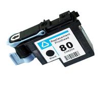 DEFIYAN Cabezal de impresión remanufacturado Compatible con HP80 Renew C4820A C4821A C4822A C4823A para Impresora Designjet 1050 1055 1000(Black)