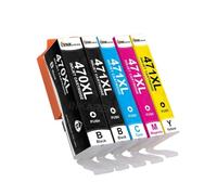 DEFIYAN Cartucho Compatible con INKARENA PGI470 CLI471 470XL 471XL para impresoras TS5040 MG5740 MG6840 TS6040(470 1Set)