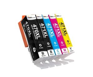 DEFIYAN Cartucho Compatible con INKARENA PGI470 CLI471 470XL 471XL para impresoras TS5040 MG5740 MG6840 TS6040(470 1Set)