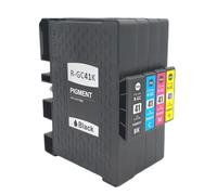 DEFIYAN Cartucho Compatible para GC41 GC-41 para SG 3110DNw 3110SFNw 3100SNw 2100N 3110DN 7100DN con Tinta pigmentada(One Set)