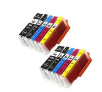 DEFIYAN Cartucho Compatible PGI-780 CLI-781 para impresoras TS707 TR8570 TS8170 TS8270 TS9170(2 Sets (10 PCS))