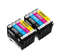 DEFIYAN Cartucho Compatible T0921 con Tinta y Chip para impresoras Stylus TX117 TX119 TX109 TX106 T27 T26 C91 CX4300(T0921 2 Set)